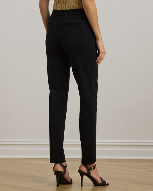 Pantaloni a gamba dritta in doppio jersey