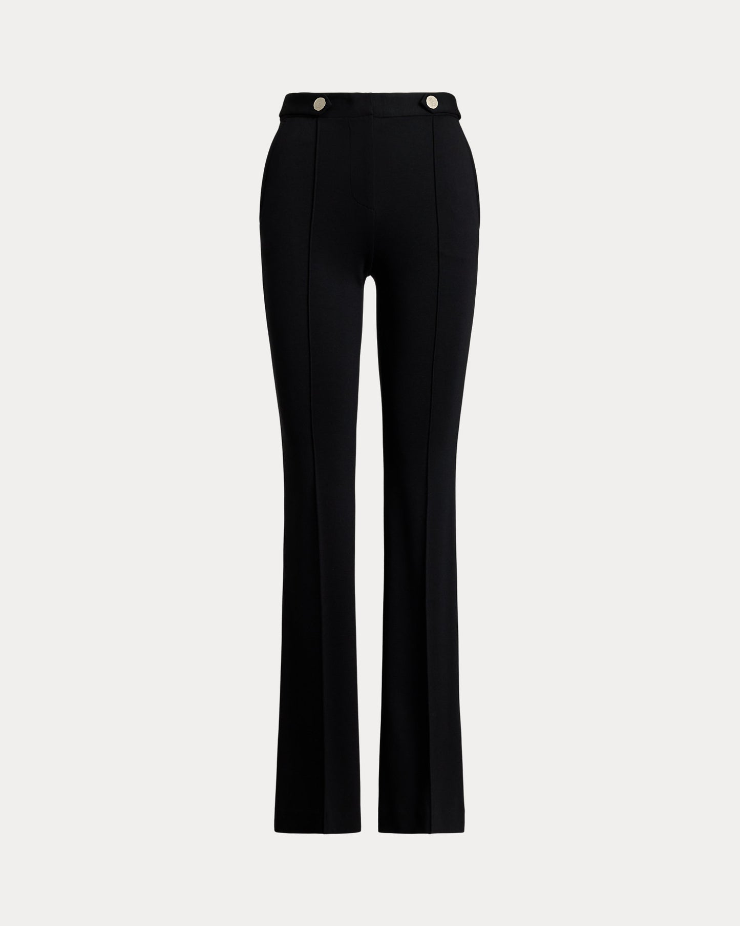 Pantaloni in doppio jersey con leggera zampa