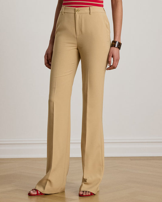 Classic stretch crepe trousers