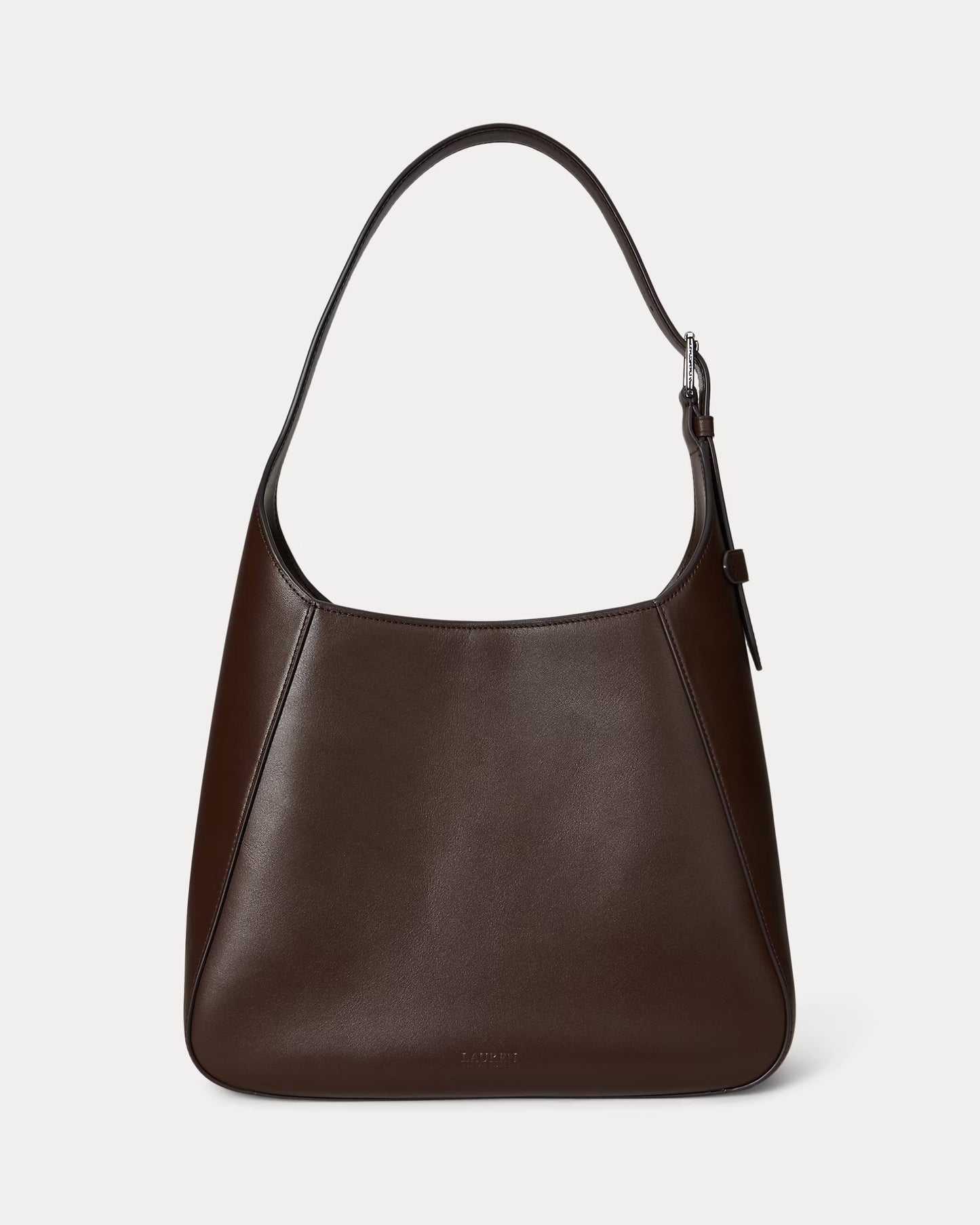 Borsa grande marrone a spalla