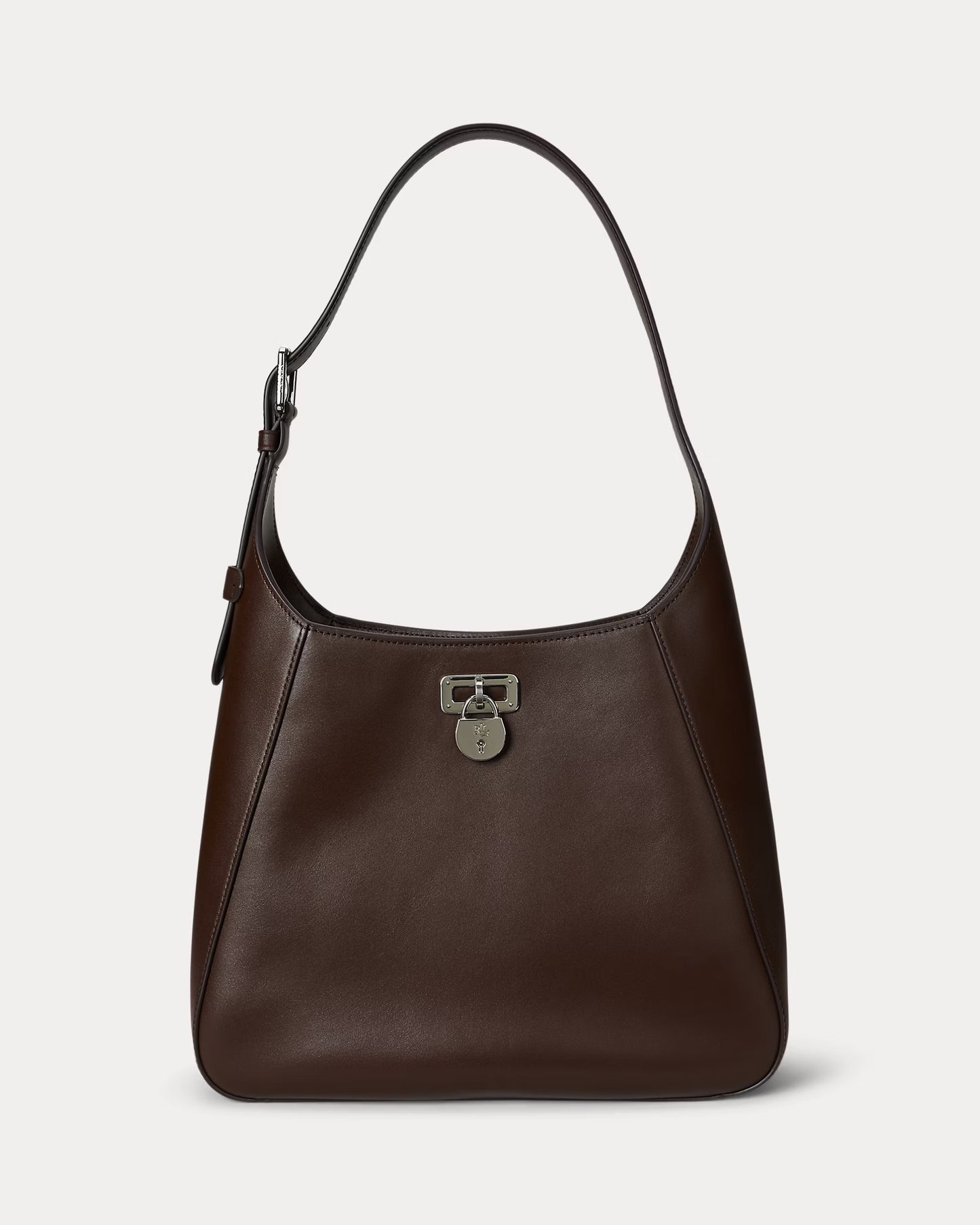 Borsa grande marrone a spalla