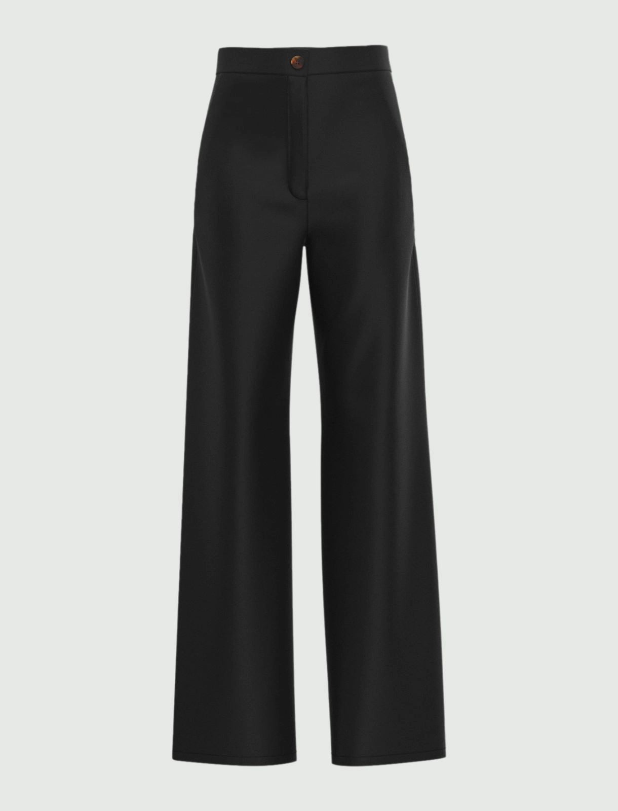 Pantaloni in jersey effetto pelle