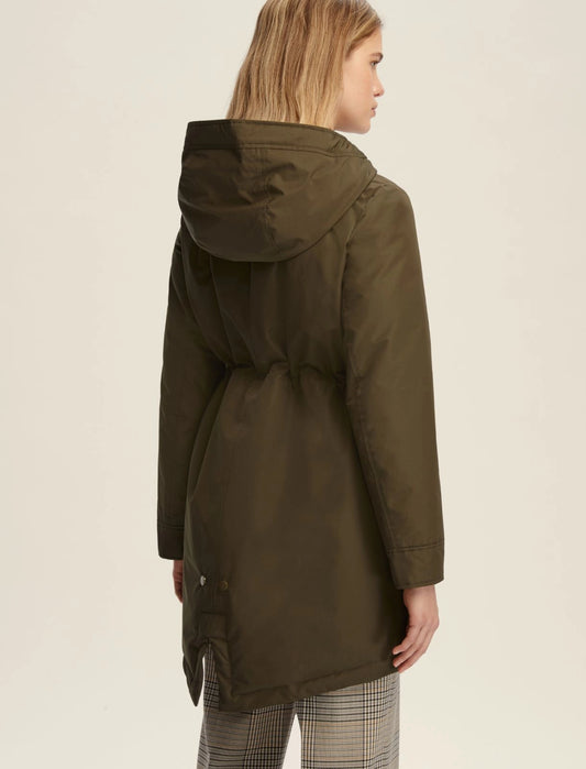 Piumino Parka impermeabile con cappuccio