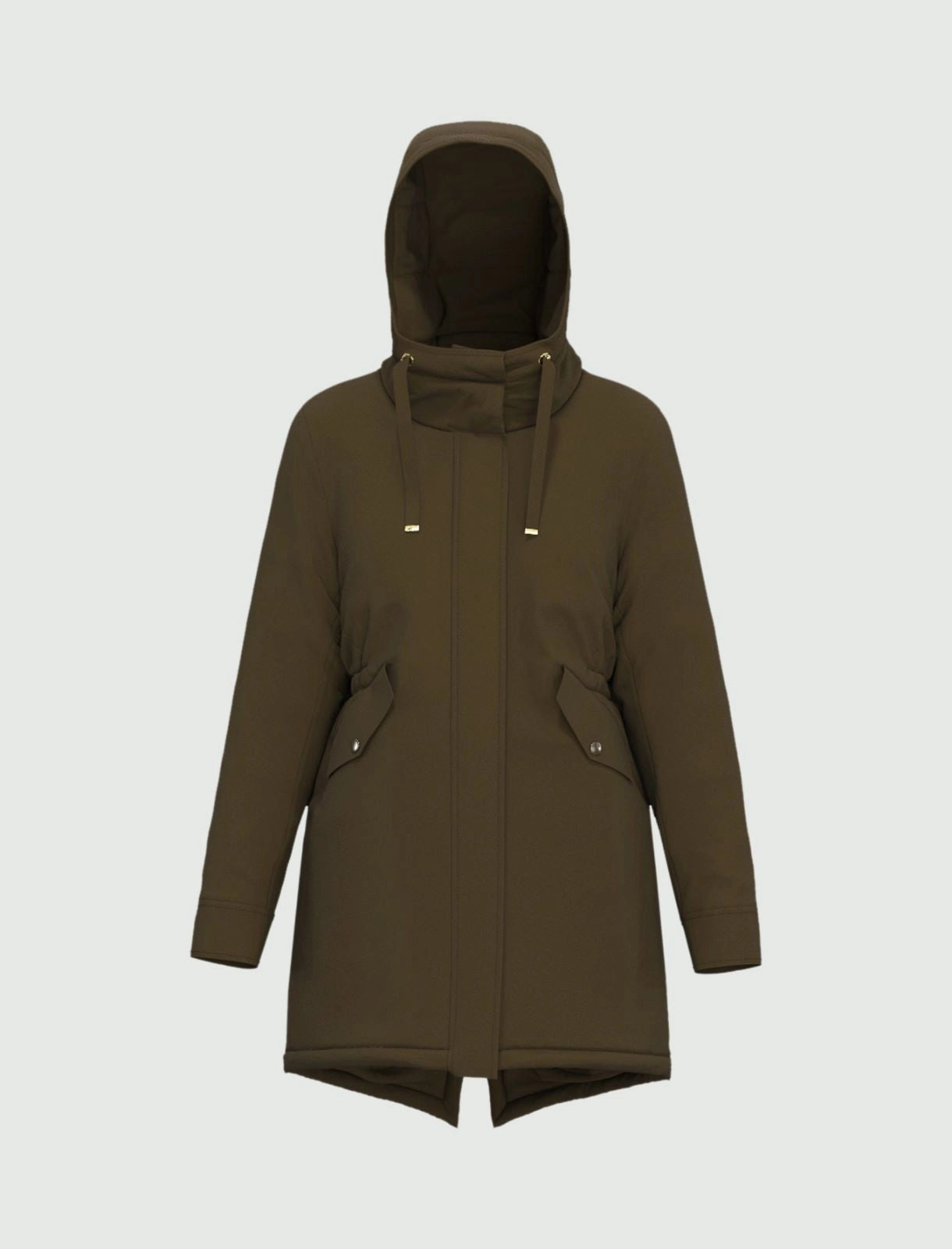 Piumino Parka impermeabile con cappuccio