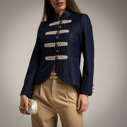Giacca in denim stile austriaco