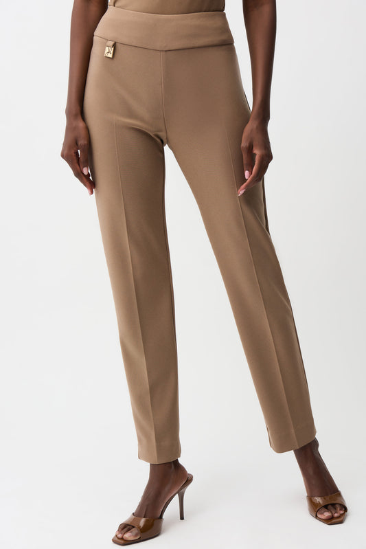 Pantaloni slim sartoriali classici - Cammello, Nero