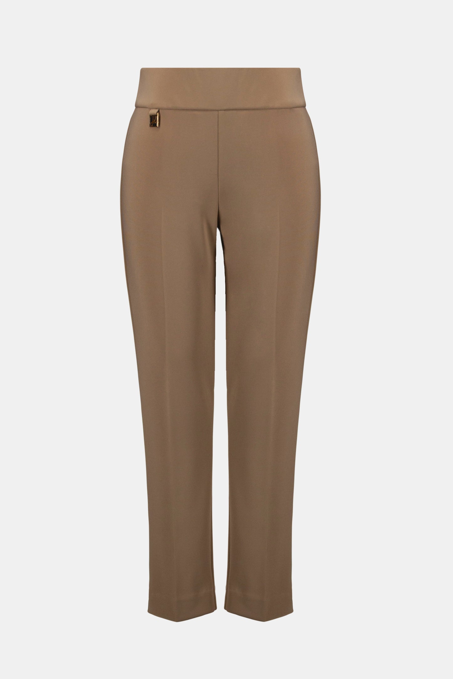 Classic slim tailored trousers - Camel