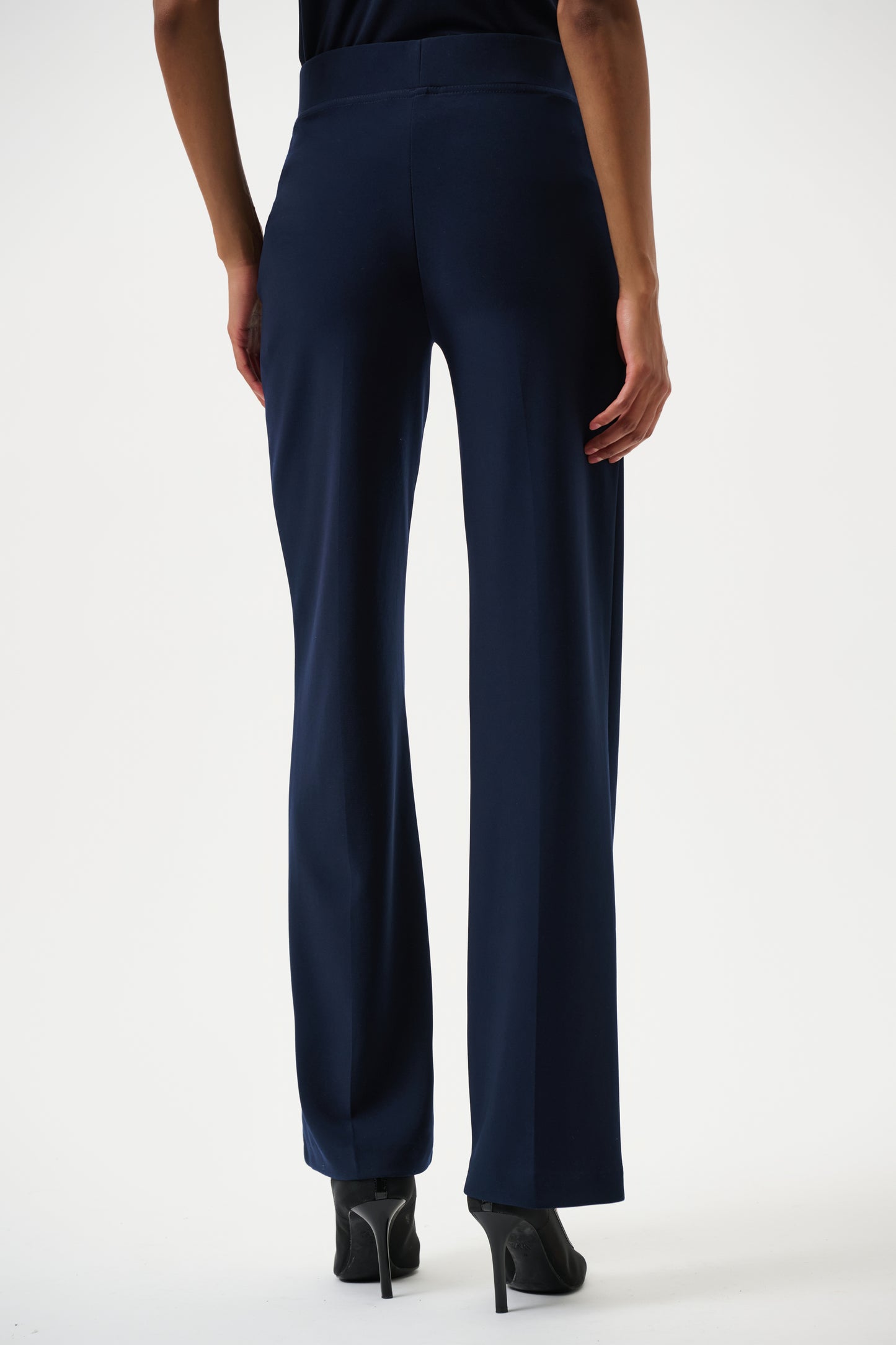 Pantaloni classici in jersey a gamba dritta - Blu