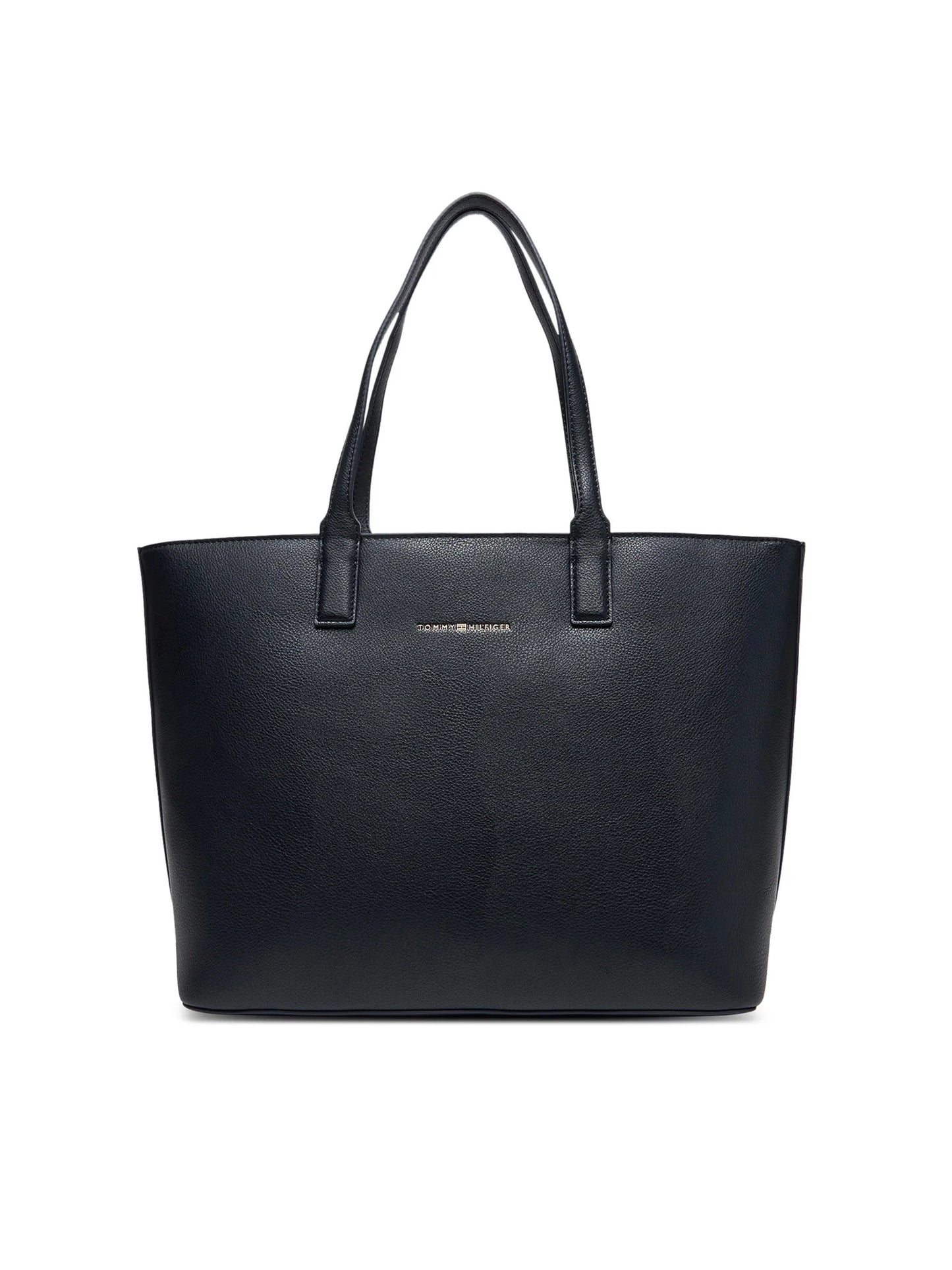 Borsa shopper o blu con zip