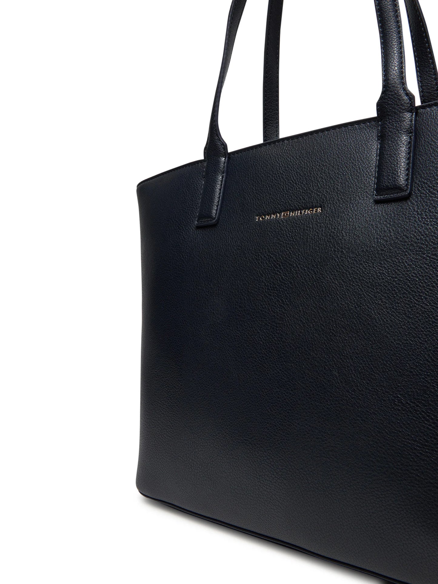 Borsa shopper o blu con zip