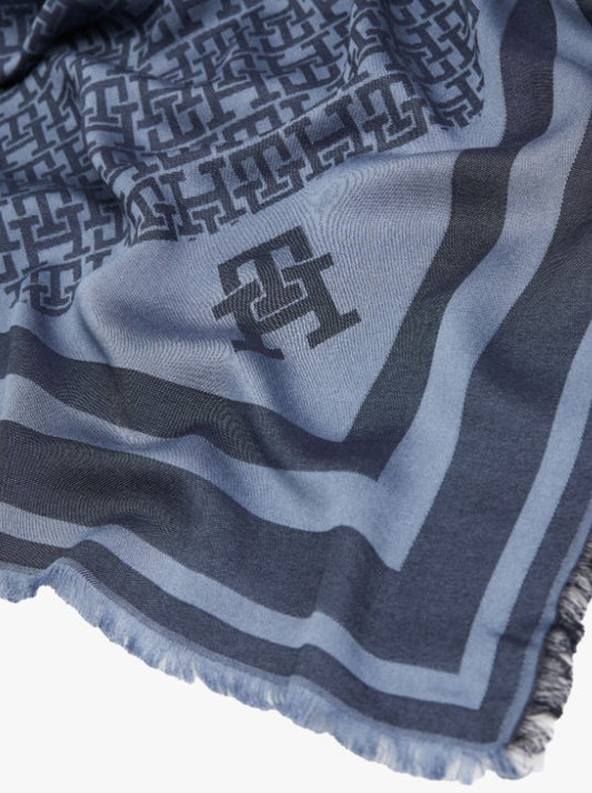 Sciarpa quadrata con loghi