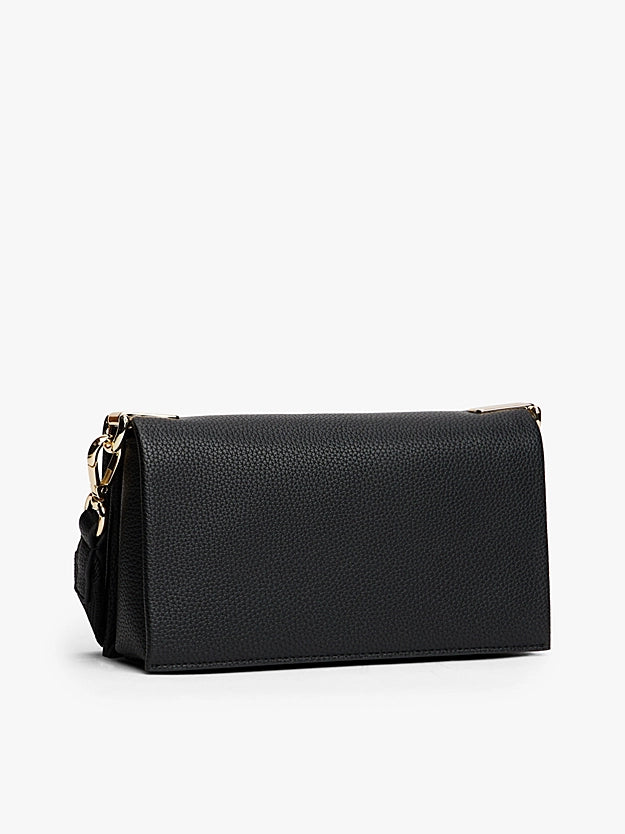 Borsa media a tracolla bordeaux o nera con monogramma TH