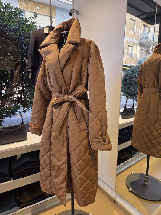 Piumino Lungo Doppiopetto Reversibile