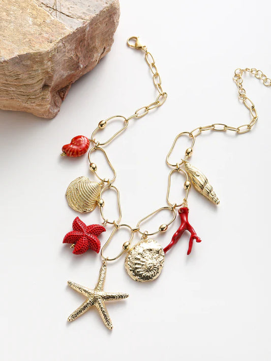 Necklace with pendants