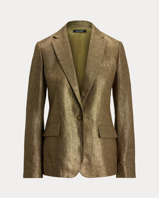 Blazer in Lino Metallizzato di Lauren Ralph Lauren