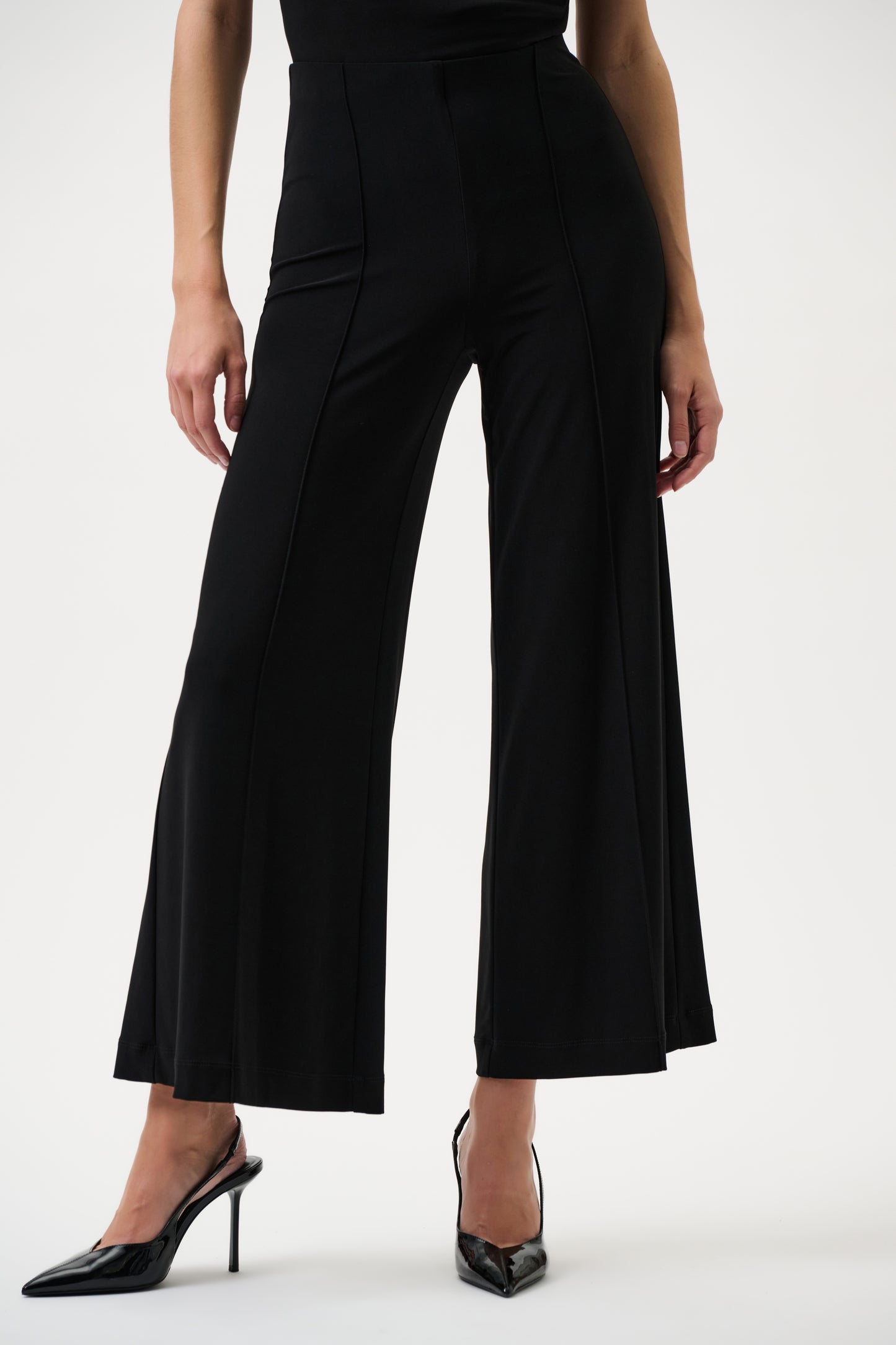 Pantaloni in Jersey a Gamba Larga - Blu o Neri