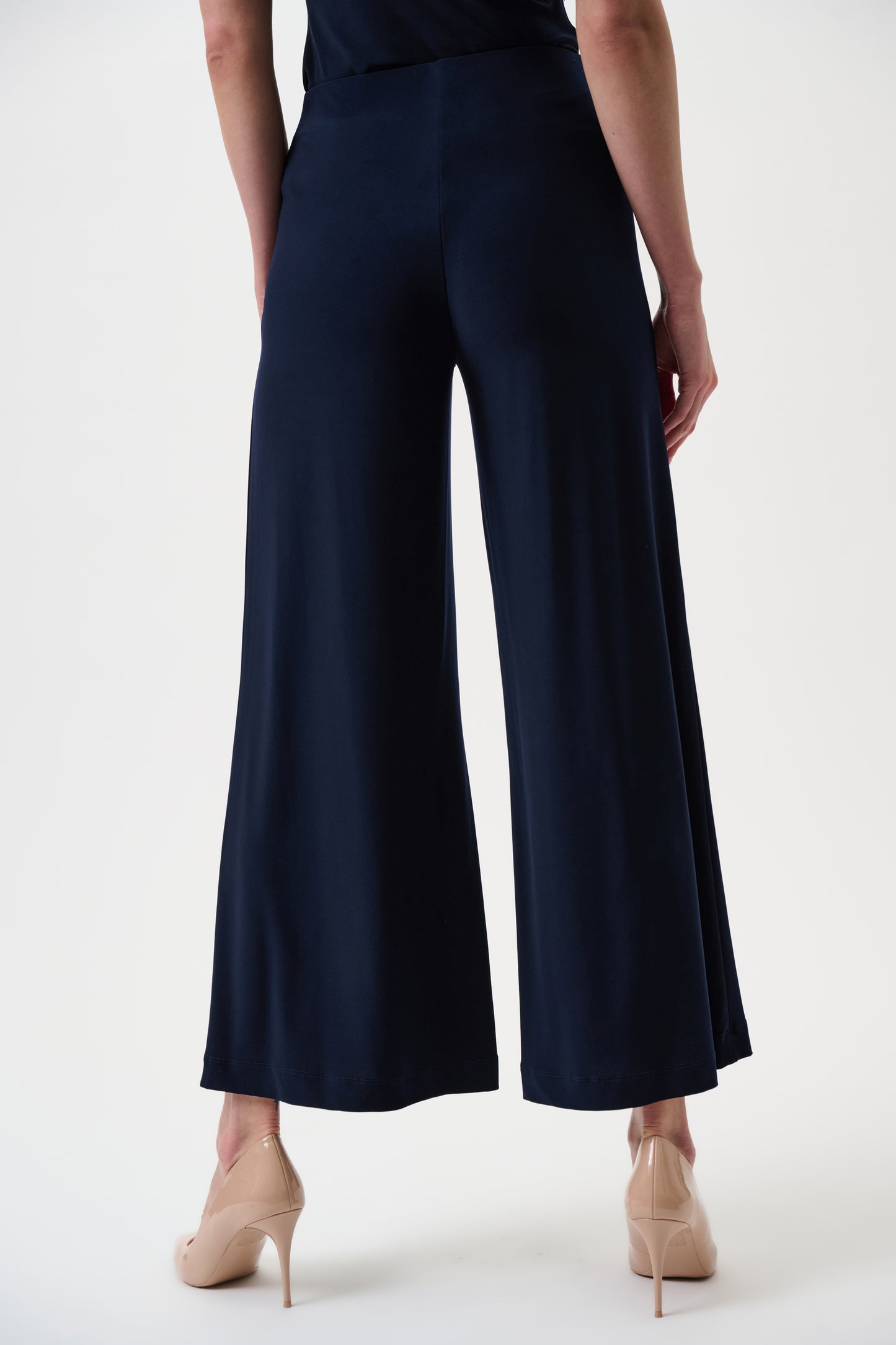 Pantaloni in Jersey a Gamba Larga - Blu o Neri