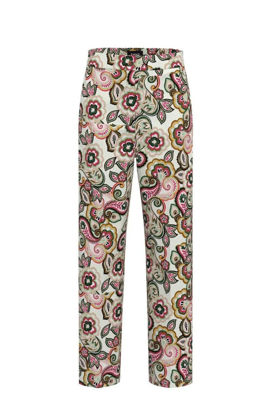 Pantaloni in cotone stampato
