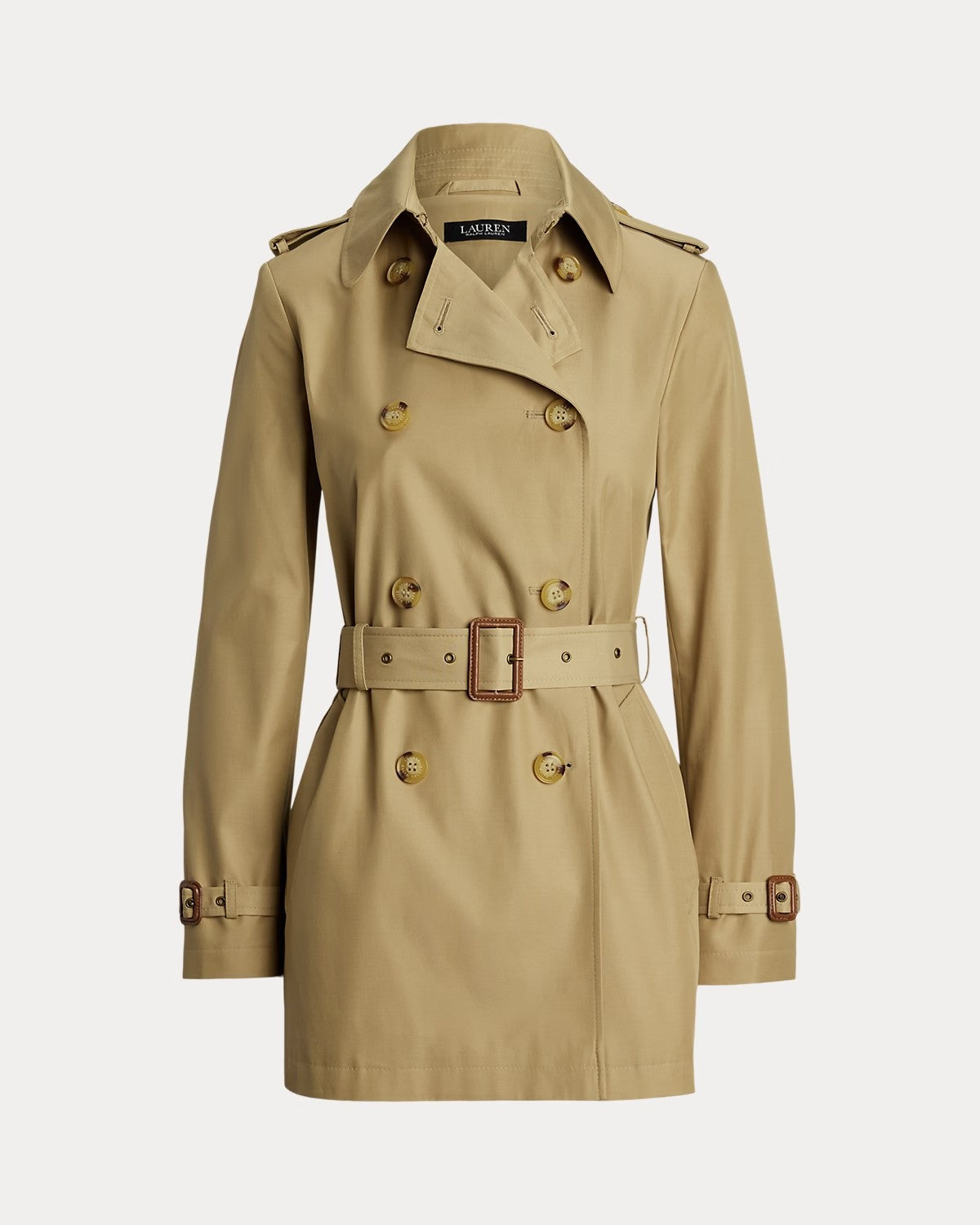 Trench beige doppio petto Lauren Ralph Lauren