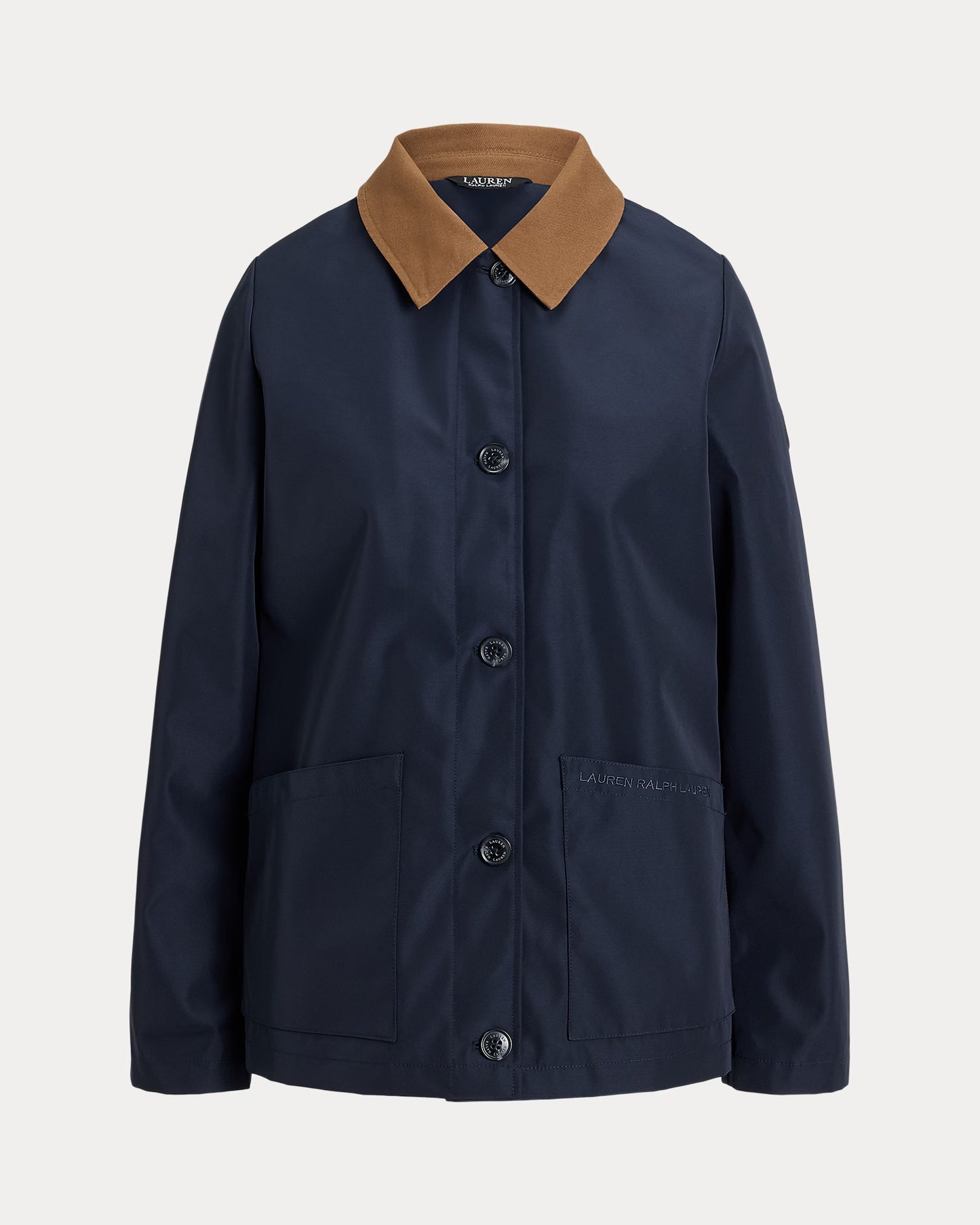 Giacca Impermeabile Corta - Cammello e Blu