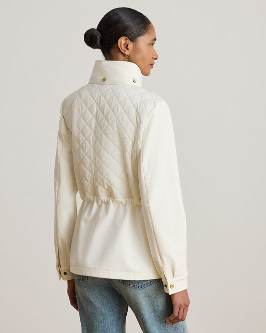 Giacca impermeabile con trapunto