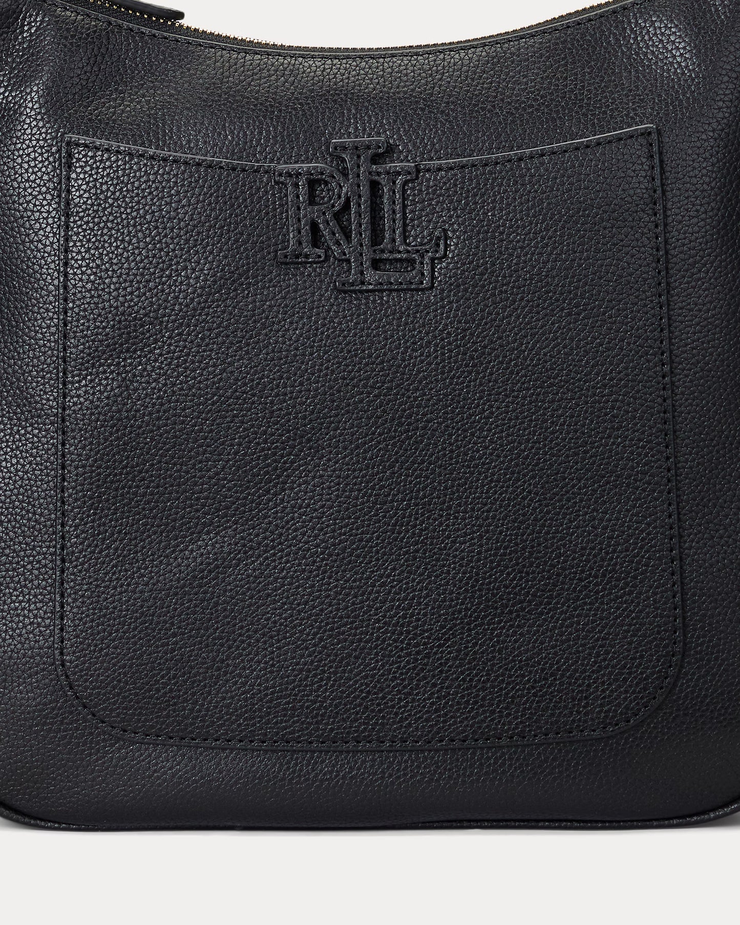 Borsa a tracolla in pelle martellata grande