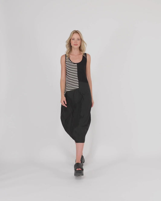 Abito canotta a palloncino