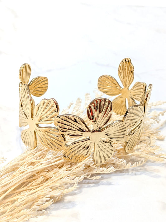 Braccialetto flora in acciaio inossidabile