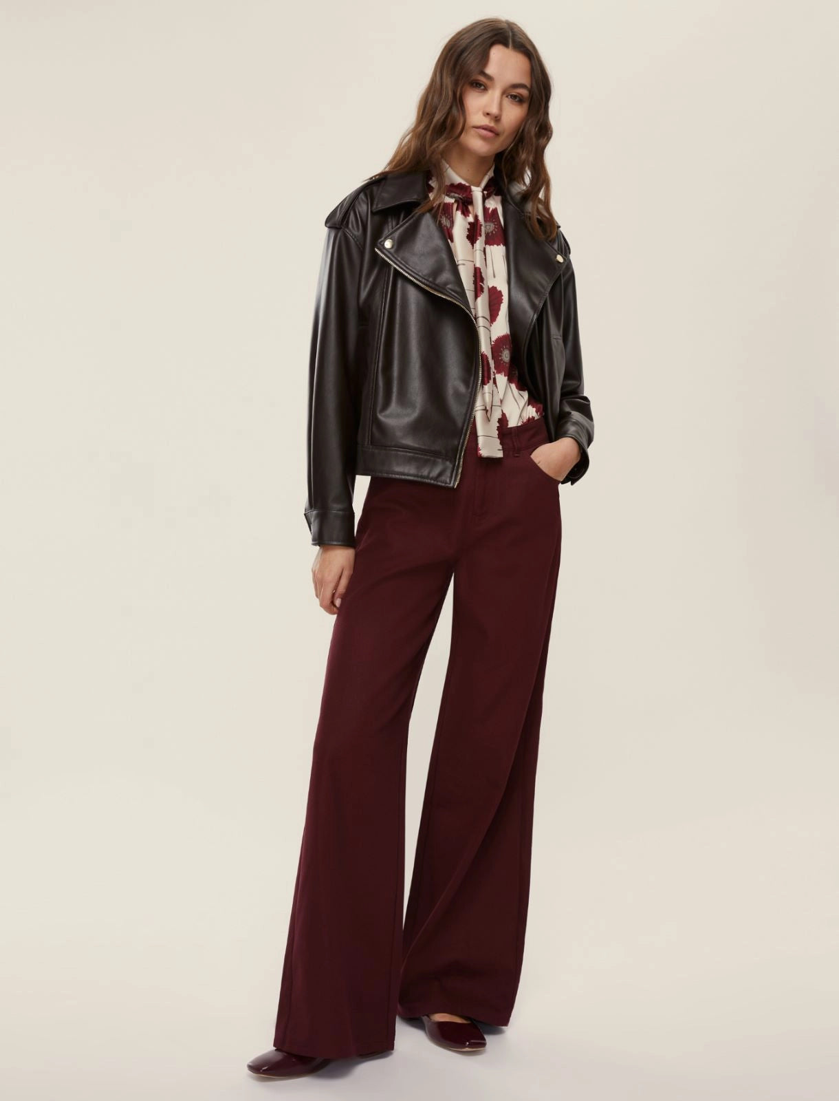 Pantaloni Jeans a Palazzo