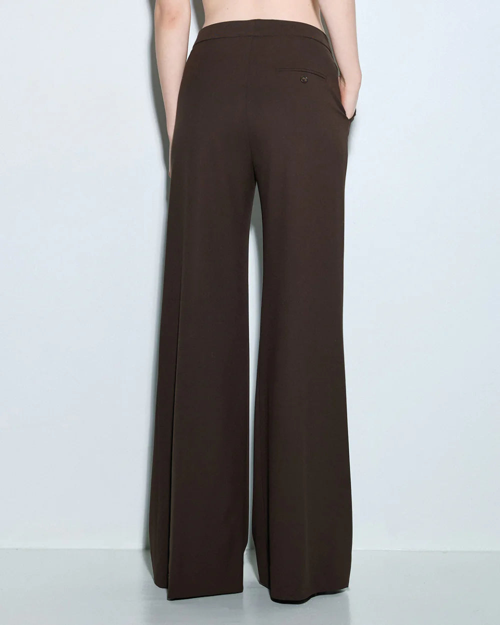 Pantaloni a gamba larga - Marrone e Ruggine