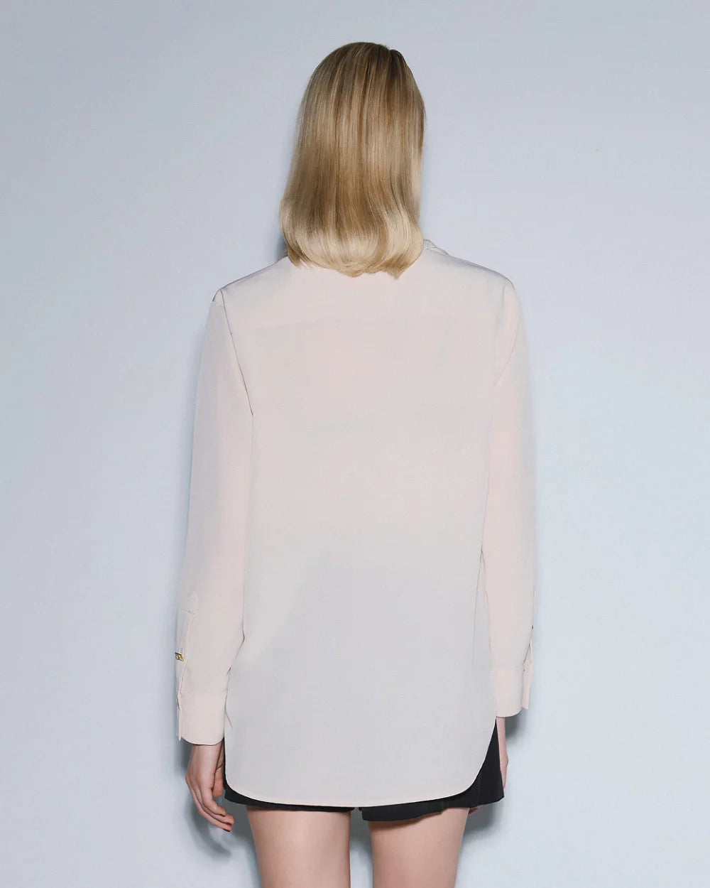 Camicia classica con bottoni a monogramma sui polsini - Rosso, Bordeaux, Beige, Ruggine