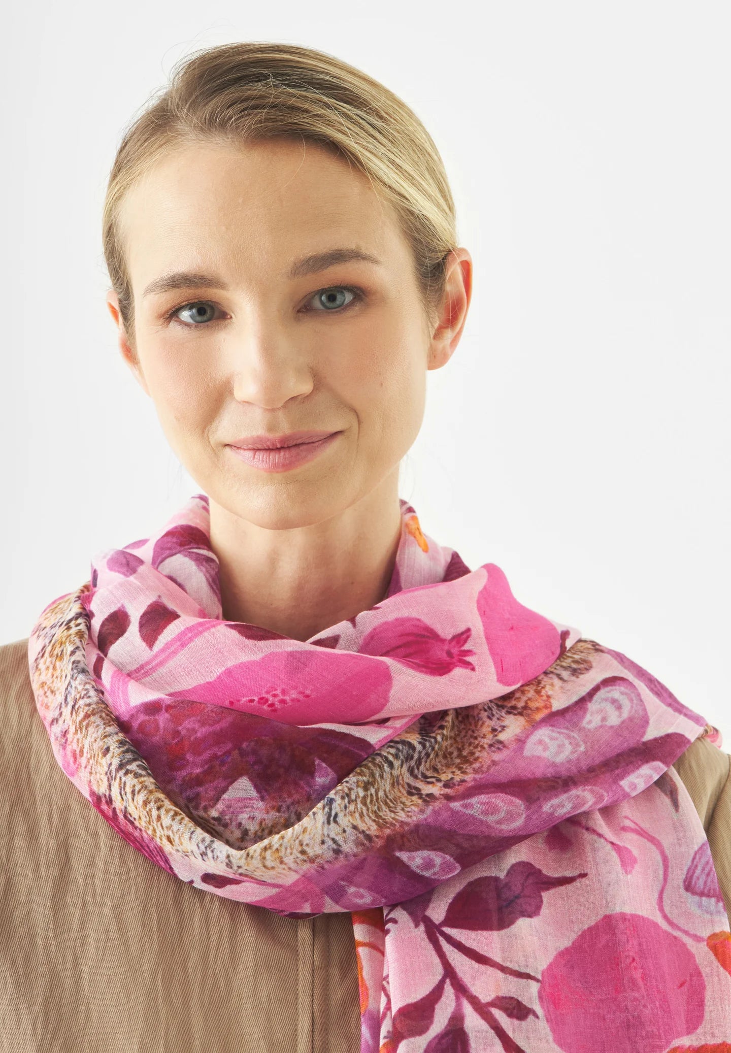 Sciarpa Pashmina con stampa Jungle