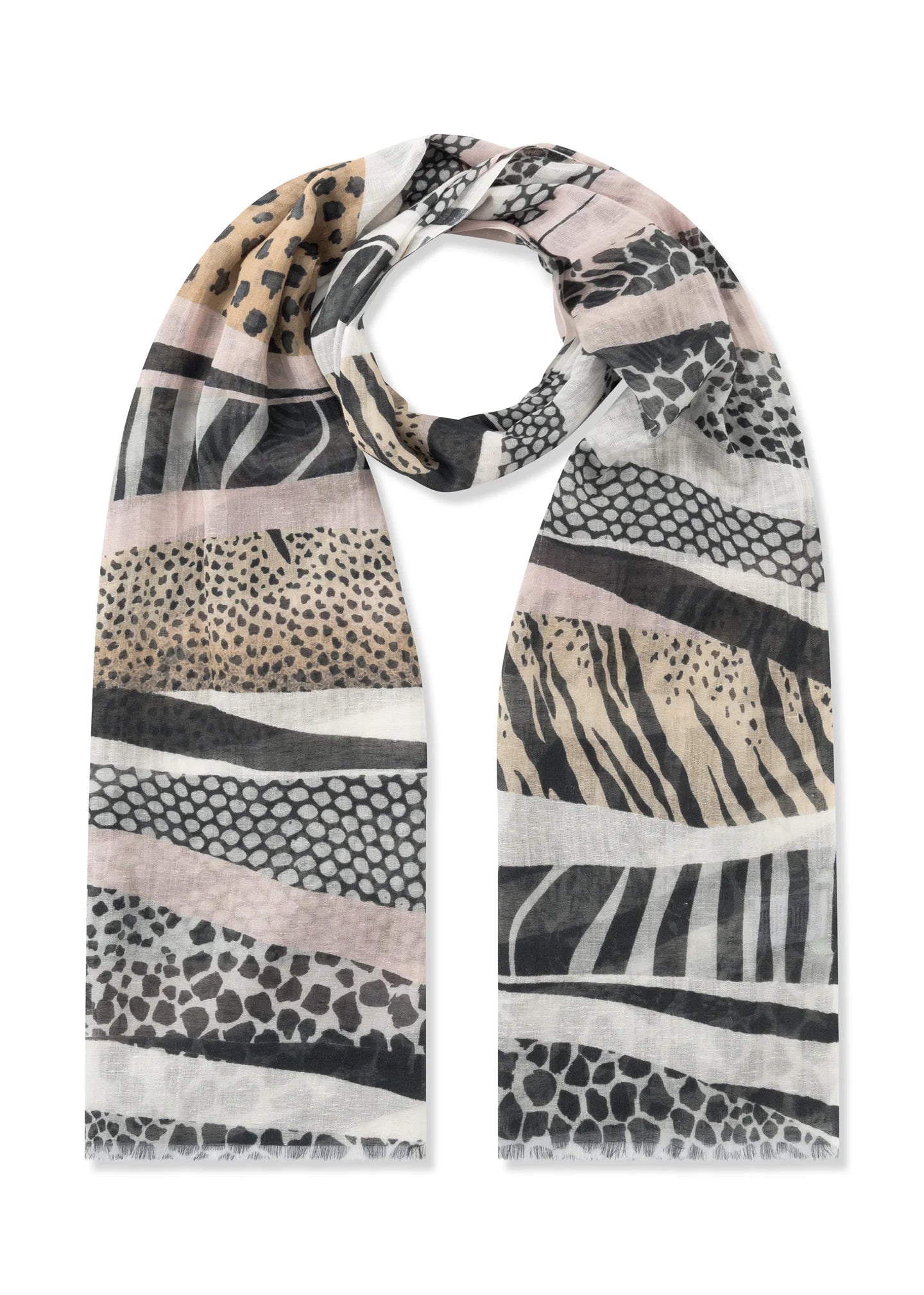 Sciarpa in stampa animalier