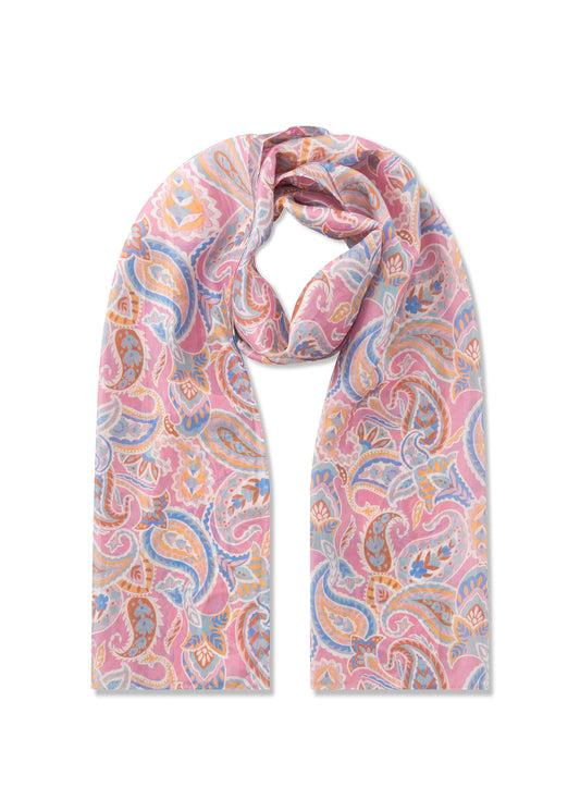 Sciarpina in seta in stampa paisley