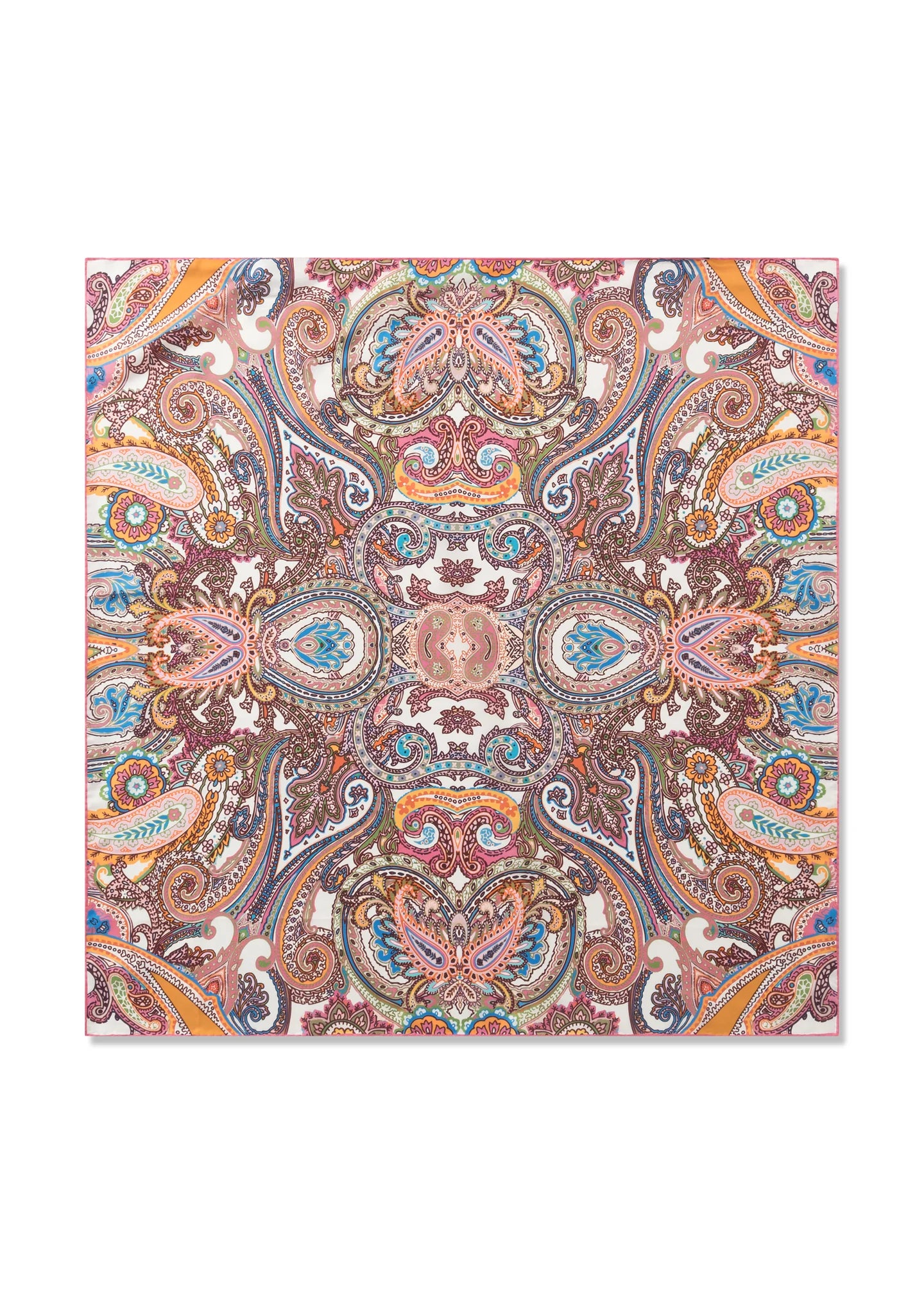 Pure silk neck scarf - Sky blue or Pink