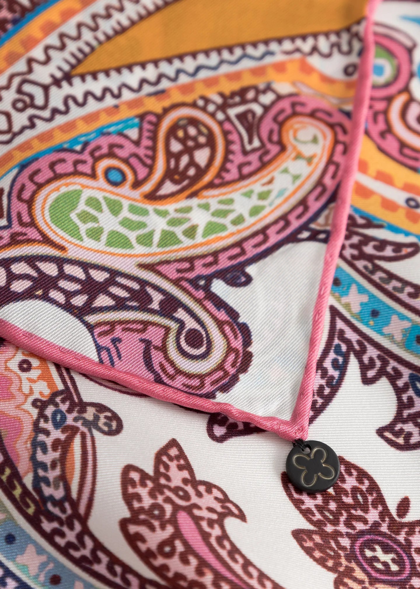 Pure silk neck scarf - Sky blue or Pink