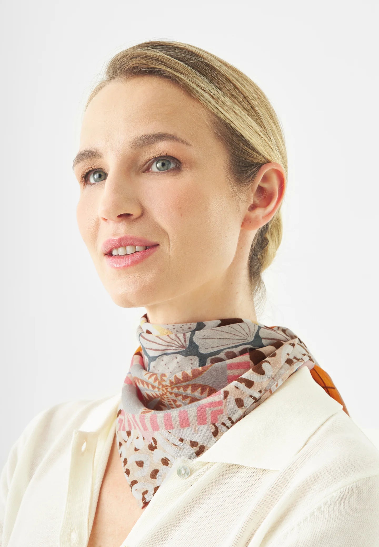 Modal and cotton neck scarf