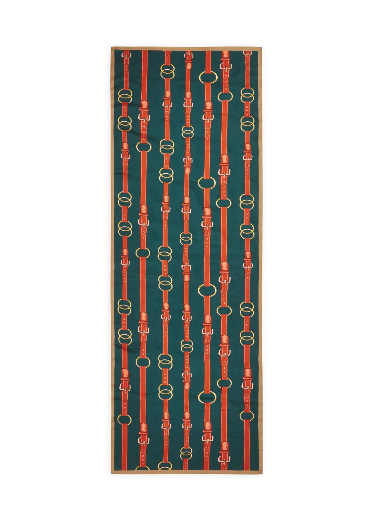 Sciarpina di Seta con Stampa Cinture