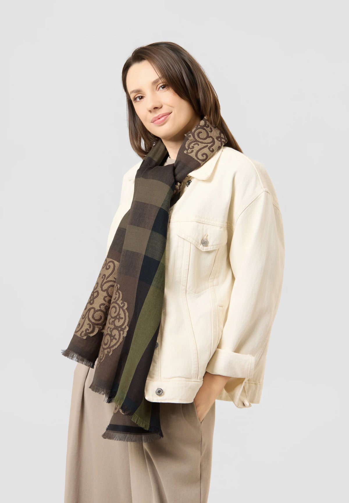 Sciarpa in Jacquard