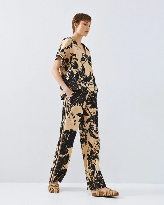 Completo Pantalone in Cotone Stampato