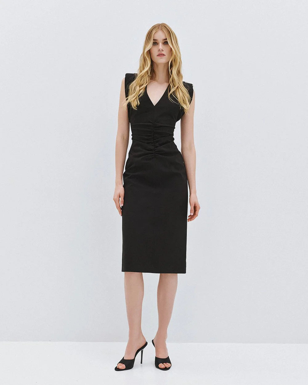 Bodycon Midi Dress - Camel or Black