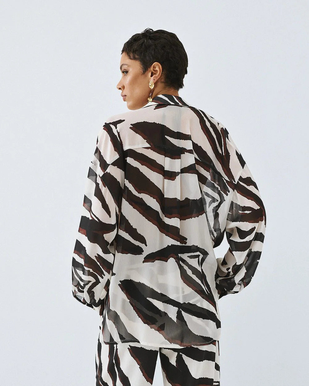 Camicia in Stampa Voile