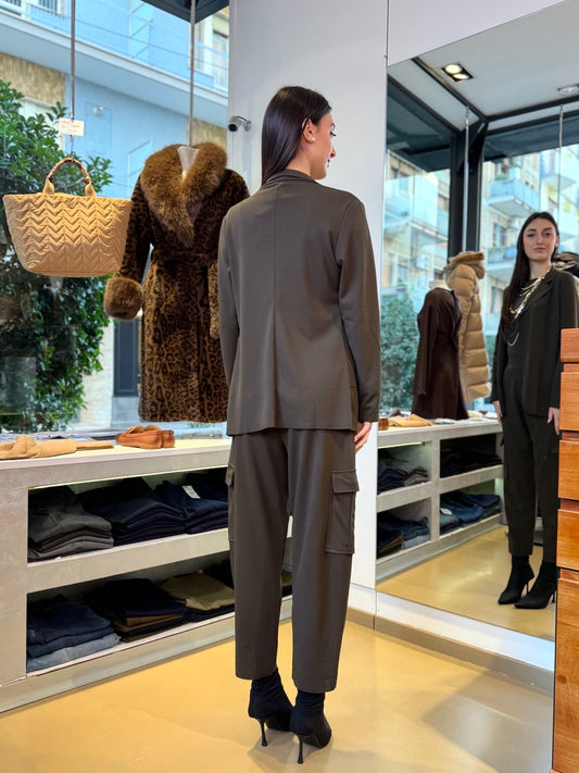 Tailleur Pantalone "Total Brown"  - 2 pezzi