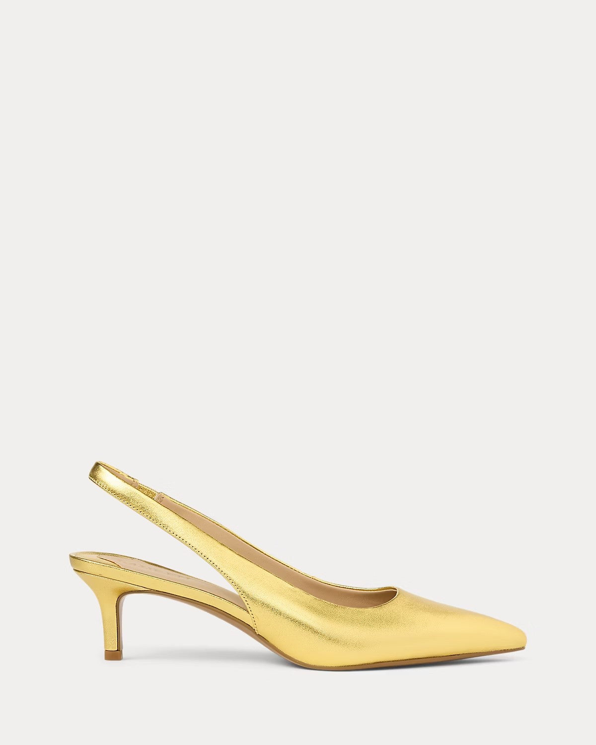 Slingback Lolah II in pelle metallizzata