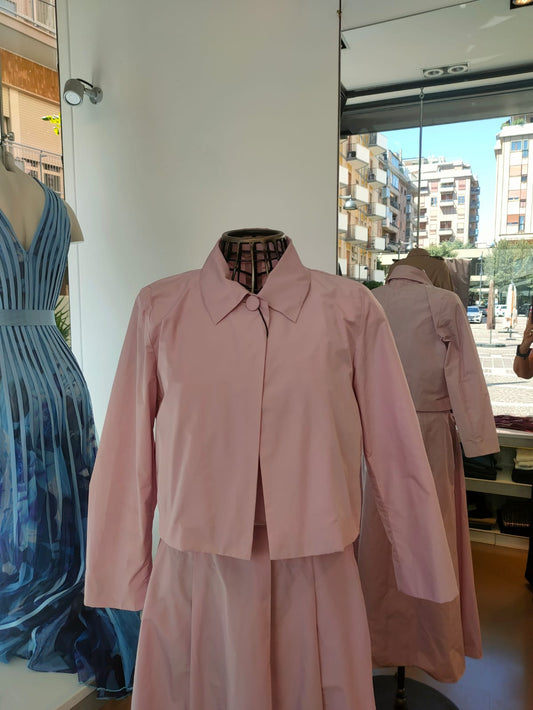Giacchina in taffetà rosa o blu
