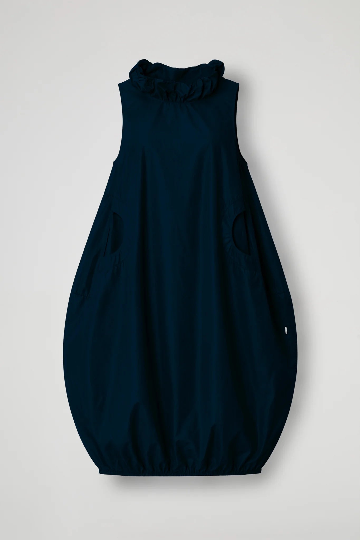 Abito Lungo In Tessuto Tecnico - Blu, Nero, Ruggine