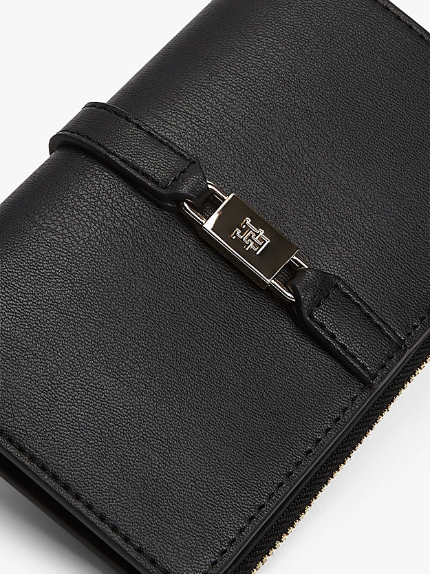 Portafogli Medio in Pelle Vegana. Nero