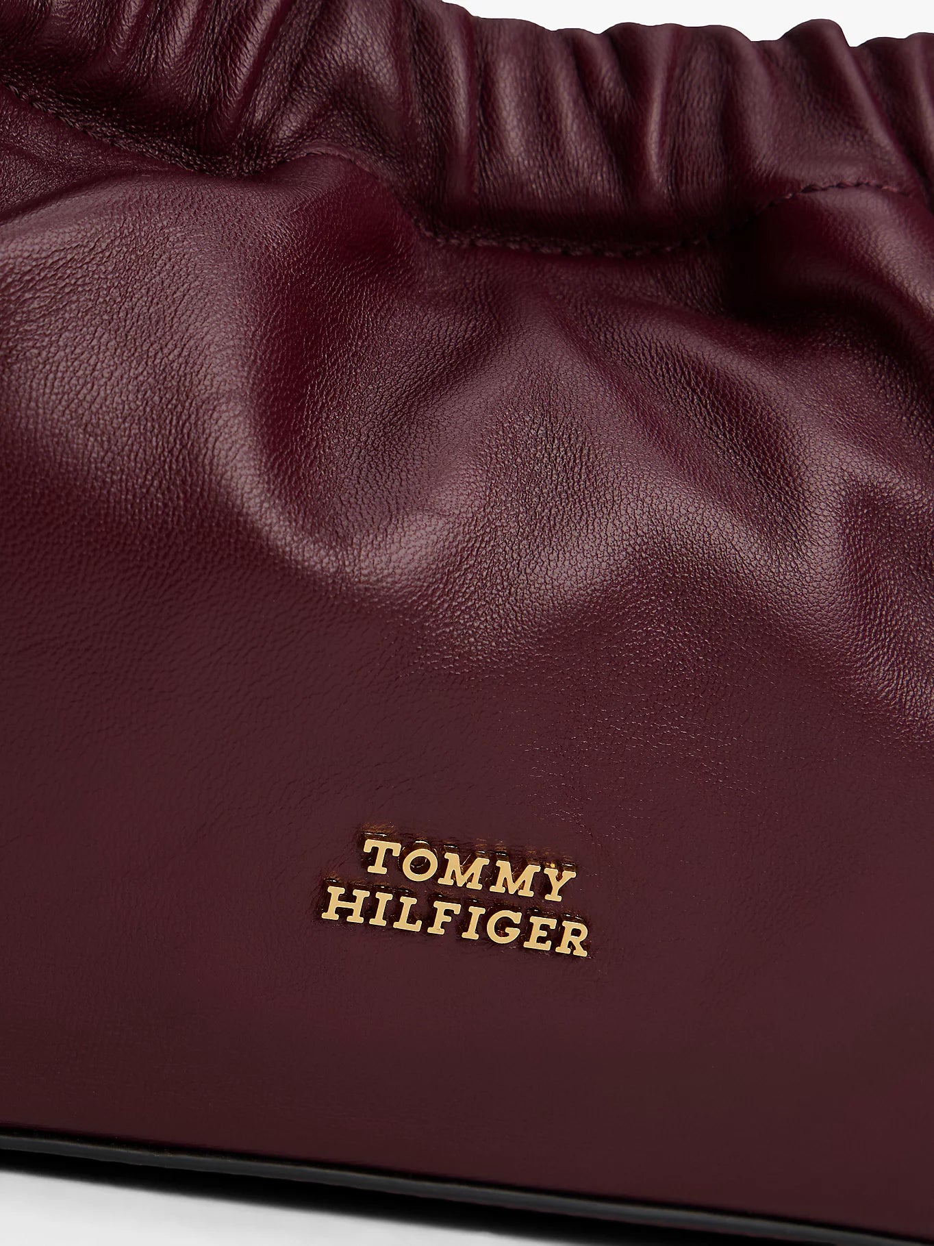 Borsa piccola in nappa con tracolla staccabile -  Marrone