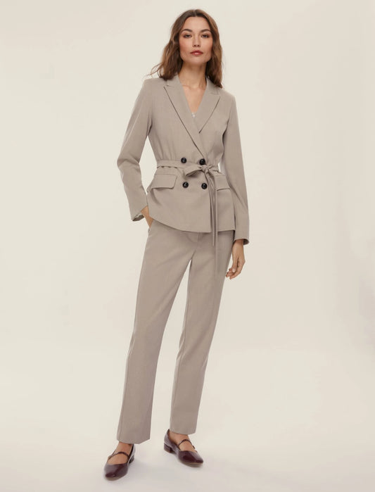 Completo Tailleur Pantalone in Flanella Stretch
