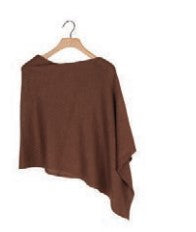Poncho Elegante -  Argentato, Dorato, Marrone Bruciato